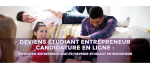 Ouverture des candidatures au statut national Etudiant-Entrepreneur promotion 2018-2019